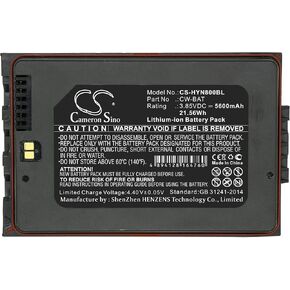 Cameron Sino Replacement for Hon'eywell CN80L0N Dolp’hin CN80 Battery 5600mAh/3.85V