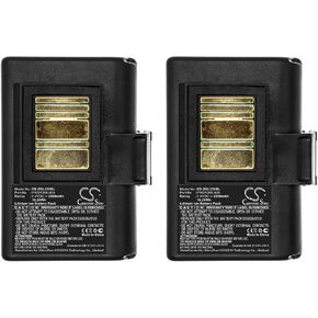 Cameron Sino (2Pack) استبدال Z'Ebra QLN220 ZQ521 QLN320 ZQ510 ZQ520 ZQ500 ZR628 ZQ620 2200MAH/LI-ION