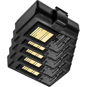Cameron Sino (5Pack) Replacement for Ze'bra QLN220 QLn220HC ZQ520 ZQ620 QLN320 ZR628 ZR638 ZQ510 Battery 2600mAh/Li-ion