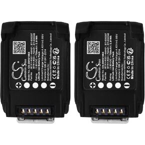 Cameron Sino Replacement for Ze'bra RS51 RS5100 RS5100 Ring Scanner RS5100 2D Bluetooth Ring Scanner Battery (2Pack)