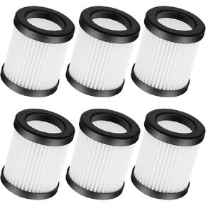 XL-618A Fliter Compatible with Moosoo XL-618A and M8-PRO Cordless Vacuum, H13 True HEPA Filter, 6 Pack