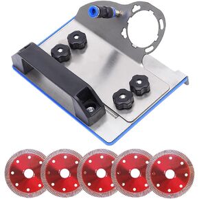 45 degree tile chamfering tool, 45°Chamfer Cutting Ceramic tiles, Angle Grinder Tile Chamfer Stand for 100-Type, Angle Grinder Attachments for Chamfering