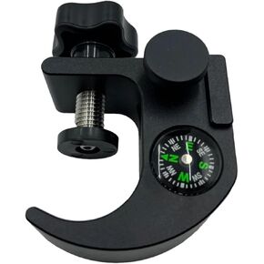 Universal GNSS GPS Pole Clamp With Compass Replace Size 25mm - 40mm Pole Holder Mount