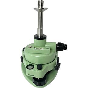 Green Tribrach and Adapter With Optical Plummet For Compatible 5/8 Thread GPS Surveying