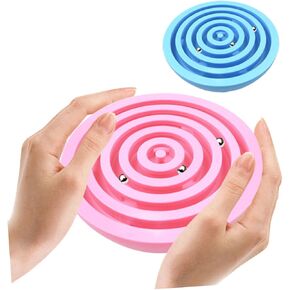 Kisangel Improves Boys and Girls Hand-on Imaginative Skills Maze Puzzles Beads Balanceing Beads Toy Maze Puzzles