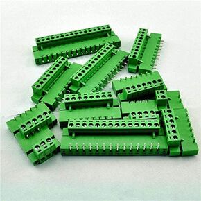 Davitu Electrical Equipments Supplies - YongYeTai 5.08MM Pluggable Terminal Blocks KF2EDG-5.08 Male and Female Docking Straight feet - (Pins: 4P Straight feet)