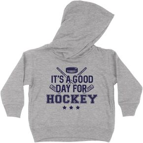 It's A Good Day for Hockey Kids Hoodie Sweatshirt Toddler