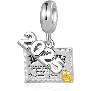 سحر التخرج 2023 2024 لهدايا الخريجين متوافق مع أساور Pandora Charms