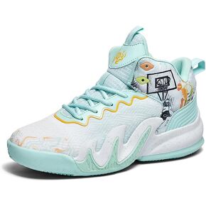 High Top Basketball Shoes Men Shoes Women Shoes Non-Slip Breathable Outdoor Shoes Fashion Graffiti Training Shoes Volleyball Shoes
