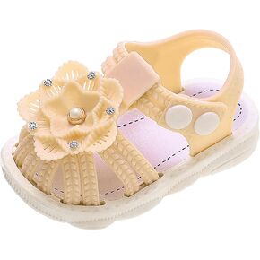 Toddler Baby Girl Shoes Breathable Shoe Dew Toe Shoe Bag Head Sandals Girl Sandals Baby Soft Shoe Baby Girl Flat Sandals