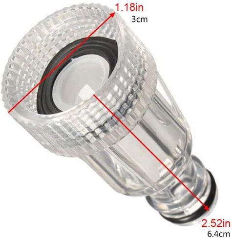 1 Pcs Pressure Car Wash Machine Connector Water Filter Connection Fitting Washers Thick Automobile Connection Fitting Parts in Saudi Arabia