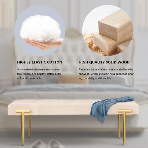 Large Round Waterproof Ottoman Coffee Table 2 Tier Oversized Button Tufted with Wooden Shelf Storage Farmhouse Upholstered Coffee Table Living Room Footstool Linen(Beige White) (style3) in Saudi Arabia