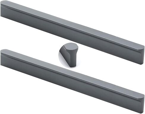 Wardrobe Door Handles,2pcs Drawer Handles Round T-Shaped Aluminum Alloy Furniture Handle,Cupboard knockers Bedroom Knob Knobber for Dresser(Unique Colour,Hole spacing128mm) in Saudi Arabia