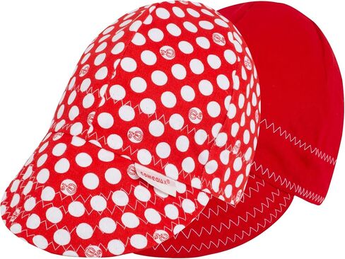 Shark 14453 7.375-Inch Welders Hat, Red Polka Dot Size in Saudi Arabia