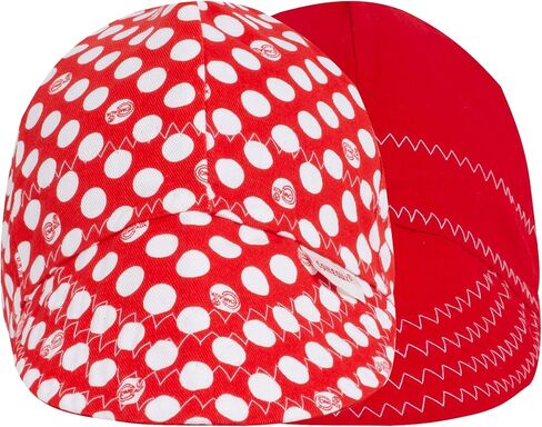 Shark 14453 7.375-Inch Welders Hat, Red Polka Dot Size in Saudi Arabia