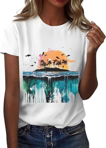 Tshirts الضخمة للنساء ملابس نادي TEPS العصرية 2025 بلوزات النساء القمصان الصيفية ضغط in Kuwait