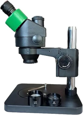 Microscope Kit 3.5X-180X Simul Focal Trinocular Microscope Complete Acessories Stereo Microscopio 20X Eyepiece 76MM Focus Rack Microscope Lens Adapters(3.5X-180X) in Saudi Arabia