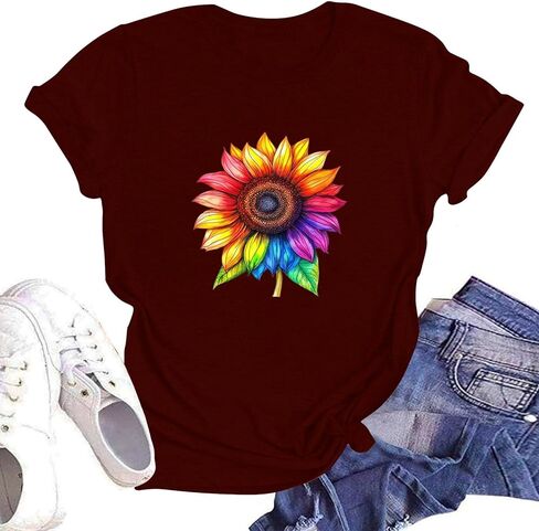 توبس الصيف النسائية بوهو للنساء المحملات العصرية 2025 أزياء ملابس المعلم قميص نيون للنساء in Kuwait