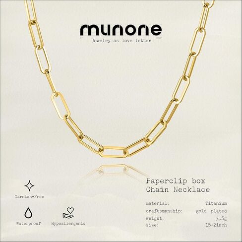 مونون 3 ملم 14 قيراط صندوق مشبك ورق مطلي بالذهب خرزة على شكل ثعبان متعرج سلسلة قلادة للنساء والرجال 17 بوصة in Kuwait