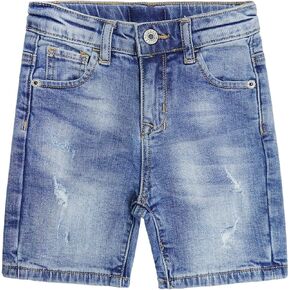 KIDSCOOL SPACE Baby Little Girls Boys Jeans Shorts,Ripped Simple Design Cute Summer Denim Pants