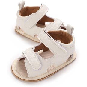Baby Boys Girls Summer Sandals Non-Slip Soft Sole Infant Slippers rib Shoes Outdoor Casual Shoes 0 to 12 Months