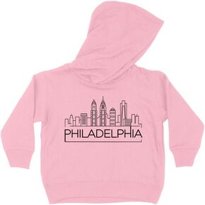 Skyline Philadelphia Pennsylvania Kids Hoodie Sweatshirt Toddler