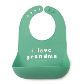 Bella Tunno Baby Bib for Eating, Waterproof Silicone Bib with Large Food Catcher, Adjustable Fit for Babies 4-12 months & Toddlers 1-3 Years, Boys & Girls
