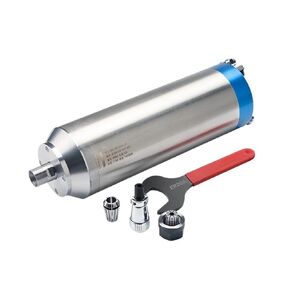 Engraving CNC Stone Processing 3.2kw ER20 Water-Cooled Spindle Motor 4 Bearings 220V/380V Φ100X320MMf for Router Engraving Machine Accessories(3.2kw 380V set)