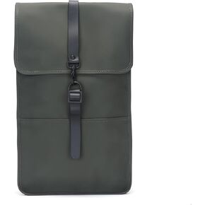 RAINS Backpack for Women and Men - Fits 15" Laptop - Water Resistant Rucksack - (Black, One Size) in Kuwait
