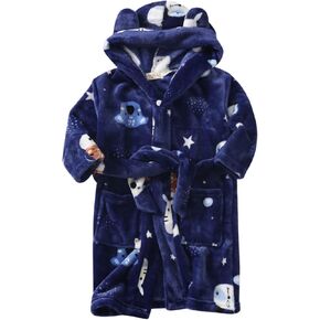 Toddler Kids Baby Boys Girls 𝗥obe Fleece 𝐁ath𝗿obes Hooded Warm Flannel Night 𝗥obe 3 T Winter 𝗛ome𝚠ear
