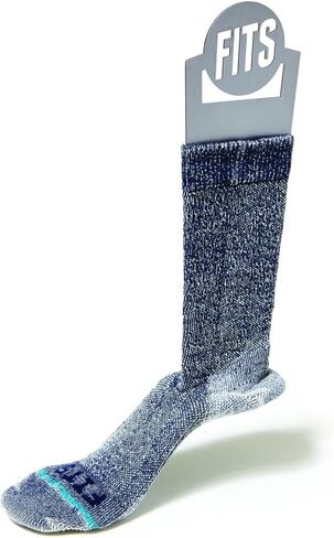 FITS Medium Rugged, Merino Wool, Moisture-Wicking, Breathable, Odor Resistant, Womens Crew Socks, Mens Crew Socks in Saudi Arabia