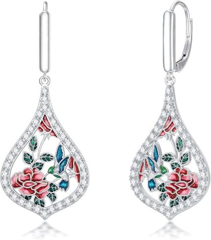 Cat/Guinea Pig/Panda/Pig Earrings Sterling Silver Animal with Book Earrings Dangle Cartoon Anime Earrings Cute Animal Jewelry Gifts for Women Teen Girls Teacher in Kuwait