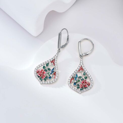 Cat/Guinea Pig/Panda/Pig Earrings Sterling Silver Animal with Book Earrings Dangle Cartoon Anime Earrings Cute Animal Jewelry Gifts for Women Teen Girls Teacher in Kuwait