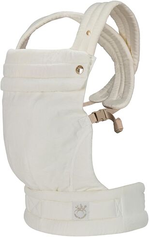 Nest Blanche Baby Carrier - مزيج من الكتان القطني الناعم مع تصميم Magnolia Jacquard ، قابل للتعديل ومريح للموليد والأطفال الصغار (Teal) in Kuwait