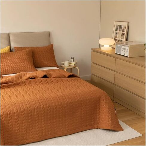 White Style Cotton Bed Linen Geometry Double Bedspread on The Bed Mattress Cover Couple Bed Quilt Blanket Bed Plaid Bed duvets Bed Four Pieces Set(D,3pcs 240cmx250cm) in Saudi Arabia