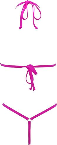 SHERRYLO Micro Bikini Extreme Sexy Lingerie G String Thong Bikinis Swimsuit for Women Slutty Microkini Stripper Outfit in Kuwait