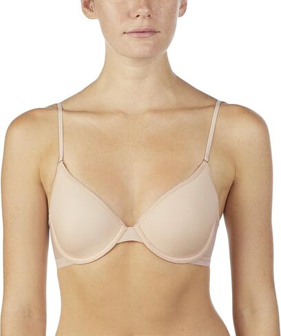 OnGossamer Womens Next to Nothing Micro Tshirt T Shirt Bra, Peach Pearl, B US in Kuwait