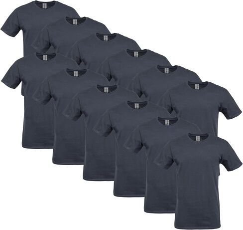 Gildan Softstyle Cotton T-Shirt, Style G64000, Multipack, White (12-Pack) in Kuwait