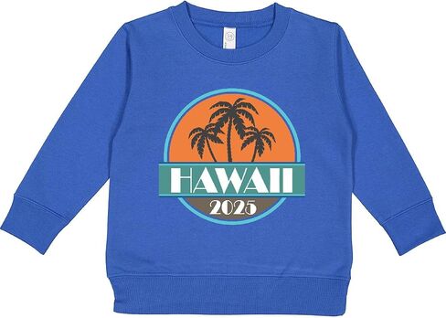 inktastic Hawaii 2025 Vacation Cruise Toddler Sweatshirt in Saudi Arabia