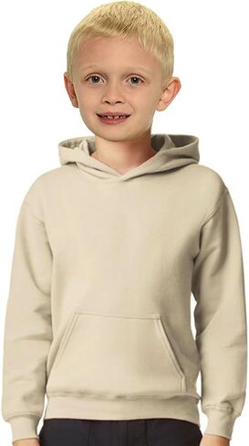 Monag Toddler Fleece Hooded Pullover, Unisex Kids Fleece Hoodie, Children Blank Hoodie in Saudi Arabia