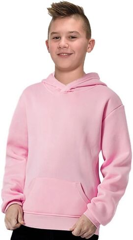 Monag Toddler Fleece Hooded Pullover, Unisex Kids Fleece Hoodie, Children Blank Hoodie in Saudi Arabia