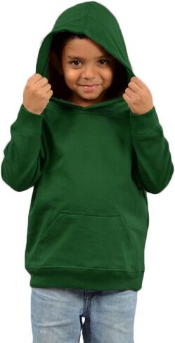 Monag Toddler Fleece Hooded Pullover, Unisex Kids Fleece Hoodie, Children Blank Hoodie in Saudi Arabia