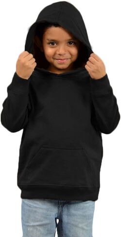 Monag Toddler Fleece Hooded Pullover, Unisex Kids Fleece Hoodie, Children Blank Hoodie in Saudi Arabia