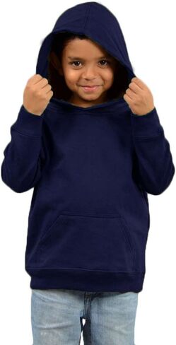 Monag Toddler Fleece Hooded Pullover, Unisex Kids Fleece Hoodie, Children Blank Hoodie in Saudi Arabia