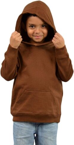Monag Toddler Fleece Hooded Pullover, Unisex Kids Fleece Hoodie, Children Blank Hoodie in Saudi Arabia