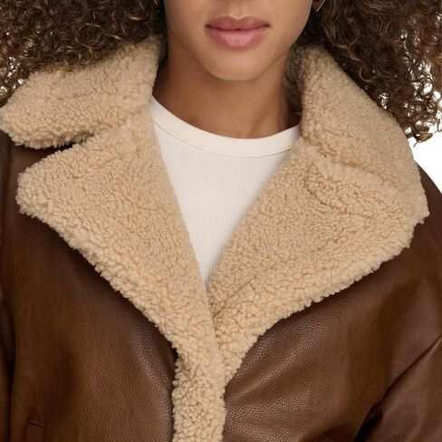 Levi's Women's Faux Leather Sherpa Lined Moto Jacket in Saudi Arabia