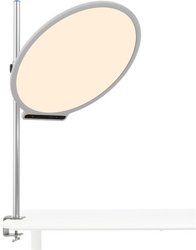 Amaran Verge Max Max LED Video Light ، 60W Bi-Color 22in Circular Edge Light Light ، التحكم في التطبيق مع مصباح مكتب Clamp Dimable للمكتب المنزلي والألعاب والبودكاست والبث المباشر (الفحم) in Kuwait