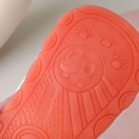 Baby Boy Girl Squeaky Sandals Summer Light Up Cute Bear Sandal Closed-Toe Non Slip Soft Sole Shoes Toddler First Walker Shoes in Saudi Arabia