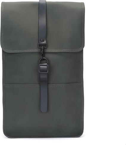 RAINS Backpack for Women and Men - Fits 15" Laptop - Water Resistant Rucksack - (Black, One Size) in Kuwait