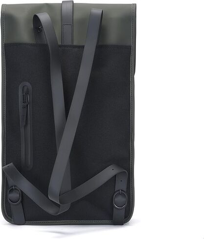 RAINS Backpack for Women and Men - Fits 15" Laptop - Water Resistant Rucksack - (Black, One Size) in Kuwait